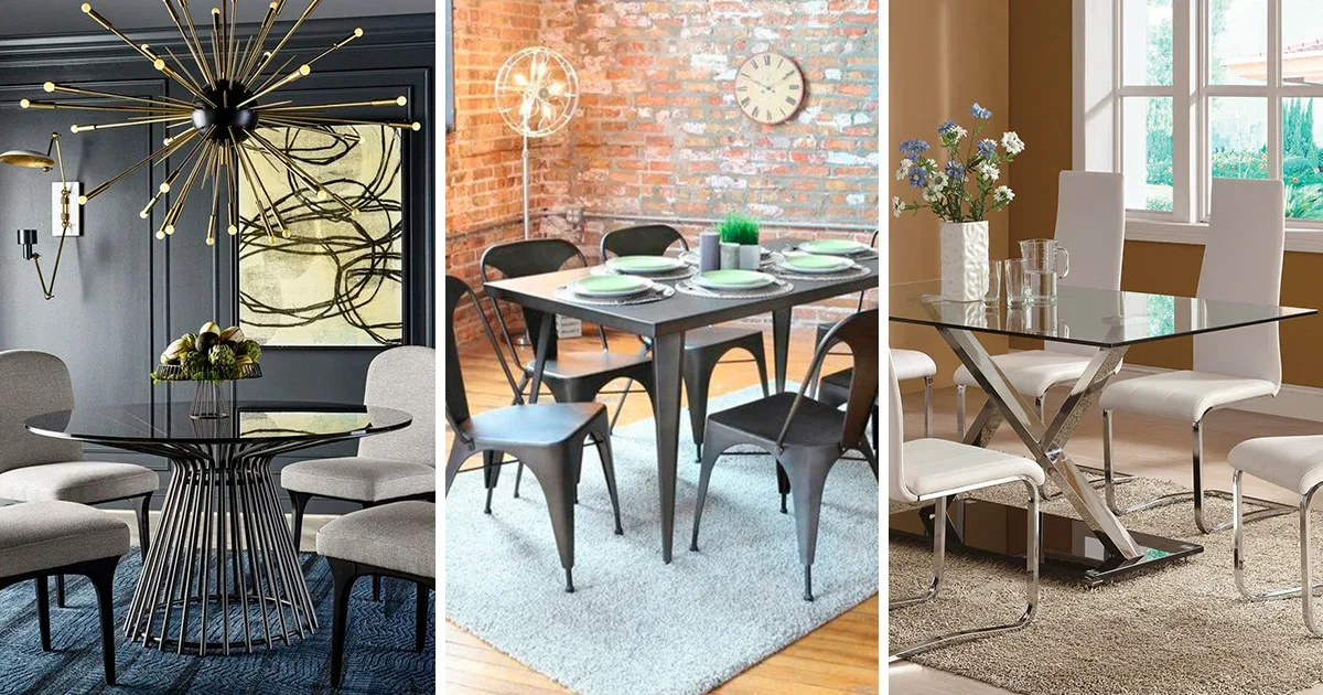 Industrial Chic: Metal Dining Tables for Modern Living