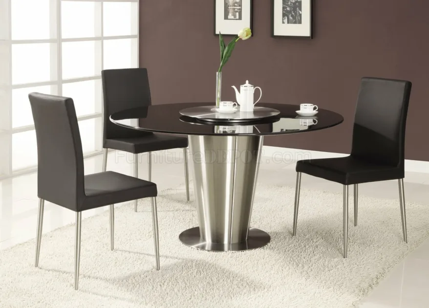 Round Metal Dinner Table