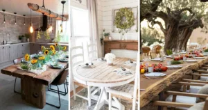 Rustic Charm Farmhouse Dining Tables For Cozy Gatherings