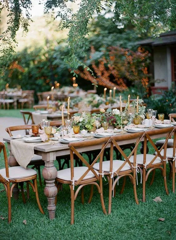 Vintage Dinner Tables With Intricate Design Table Legs Outdoor Wedding