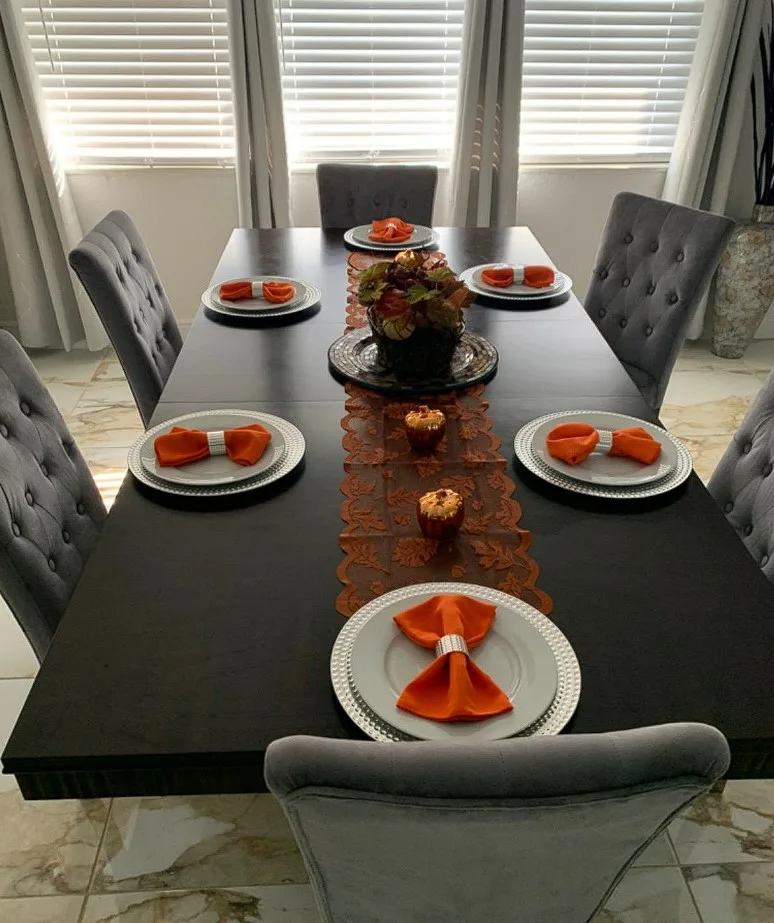 Tablescape Ideas For Fall Orange And Black Modish Theme Setting Tablescape Ideas For Fall Orange And Black Modish Theme Setting