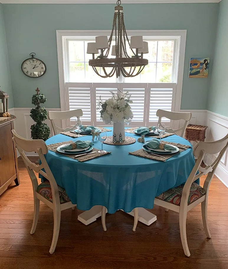 Blue Dining Tables Indoor Dining Area