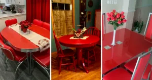 Embrace The Vibrancy With Red Dining Tables