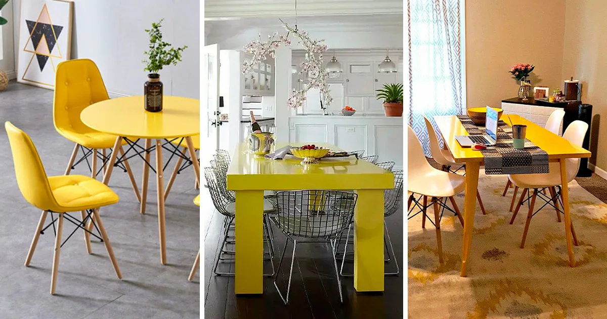 Incorporating Yellow Dining Tables into Your Decor