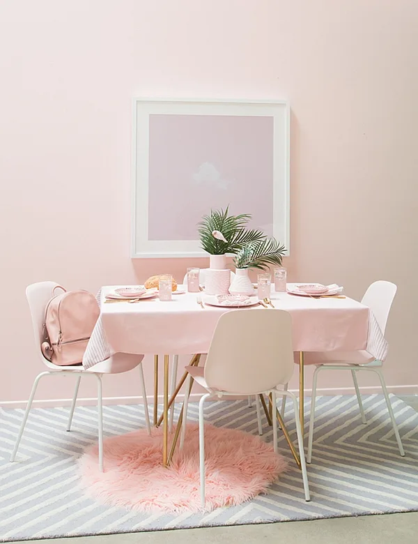 Light Pink Table Setting