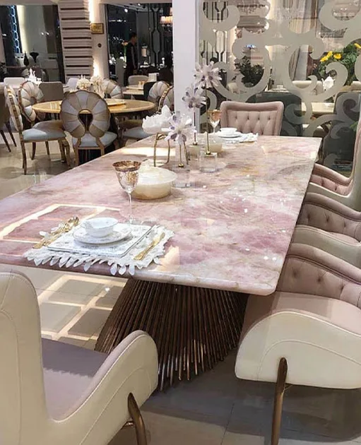 Pink Quartz Table