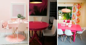 Rose Hued Reverie Captivating Pink Dining Table Concepts