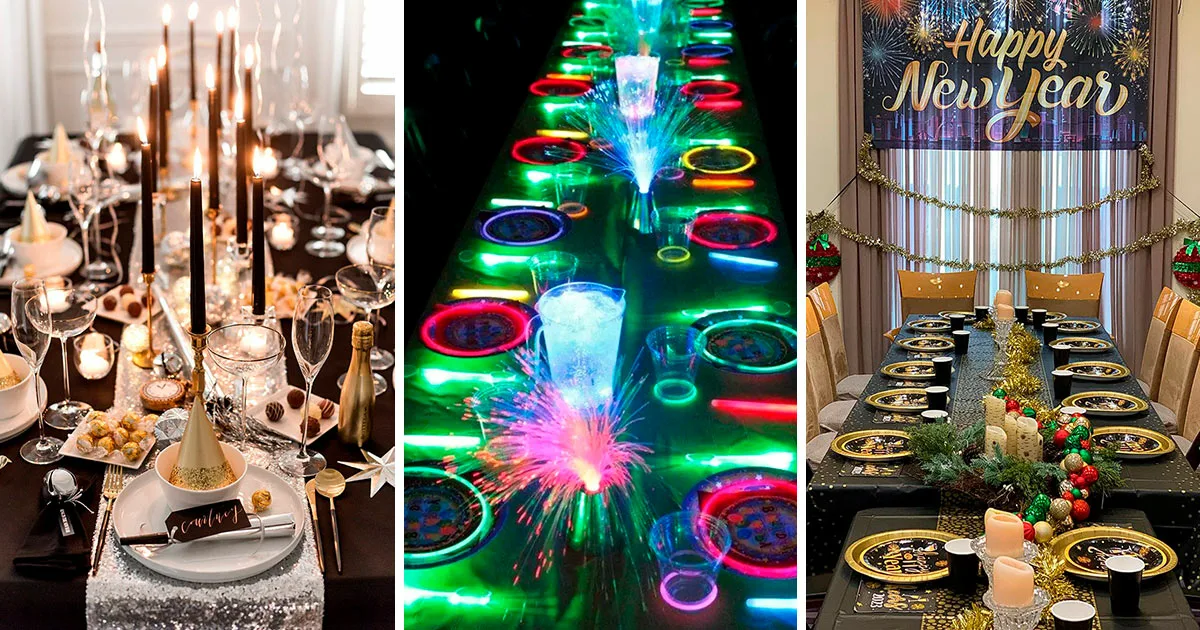 Top 5 New Year’s Eve Party Table Decor Ideas