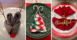 Best Christmas Napkin Folding Ideas