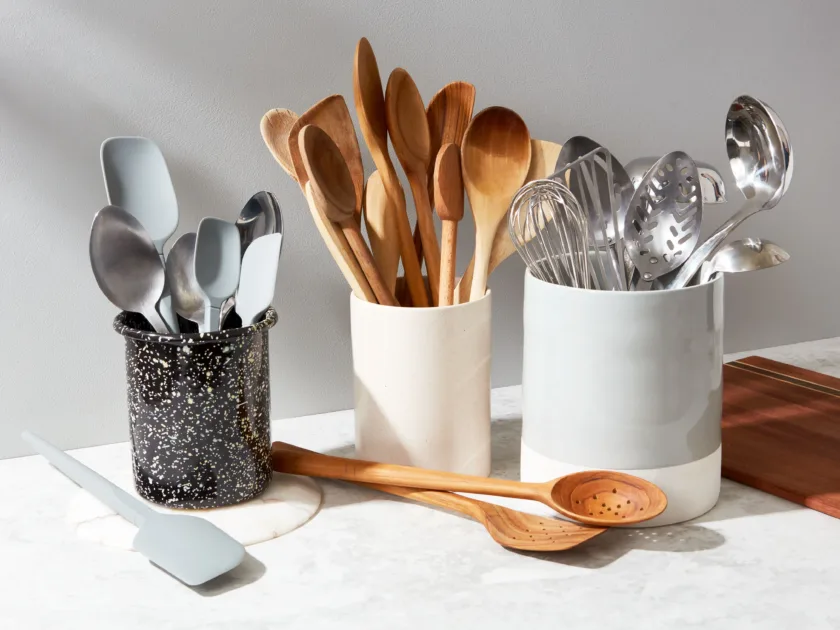 Kitchen Utensils And Holders