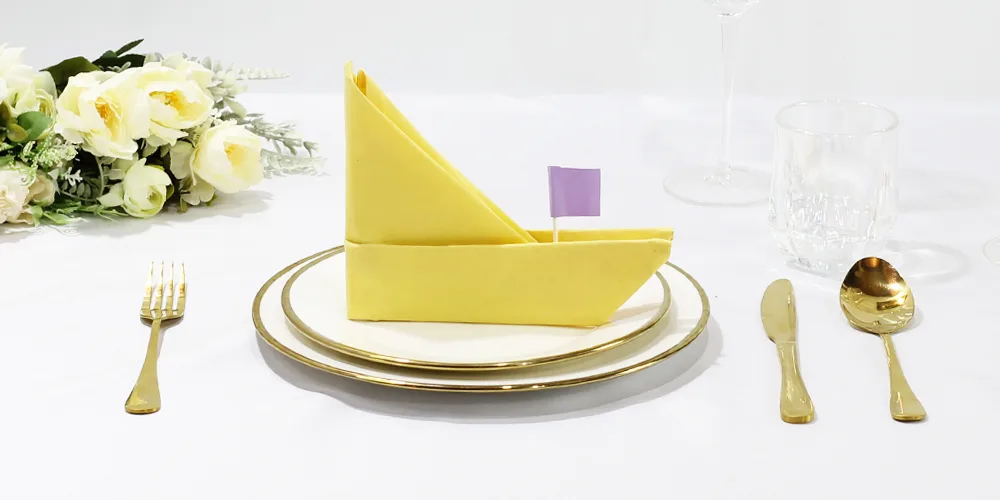 How To Fold A Sailboat Napkin